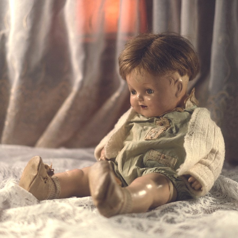 ∇花∇【アメリカンキャラクター・ドールカンパニー】 1920年頃のアンティーク コンポジションドール ベベドール スリープアイ ベベドール拍卖