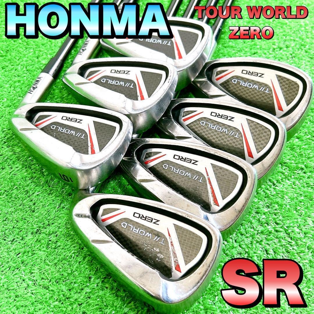 HONMA TOUR WORLD ZERO アイアン ゴルフクラブ ホンマ 本間 ツアーワールド ゼロ 男性用 メンズ カーボン FLEX:SR拍卖