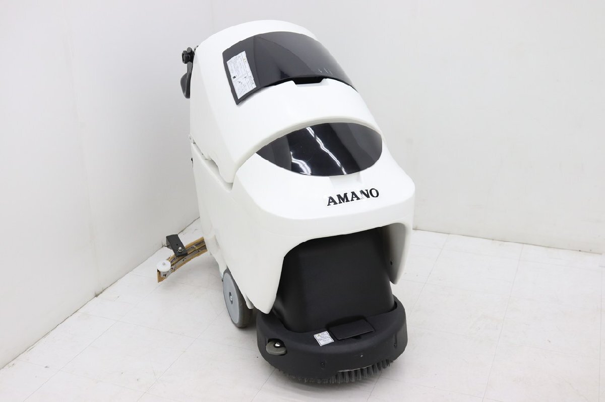 〇【 自動床面洗浄機 】AMANO / EG-1 / 手押し / 業務用 / アワーメーター:10.7H / 通電・動作OK! / 直接引取限定★拍卖
