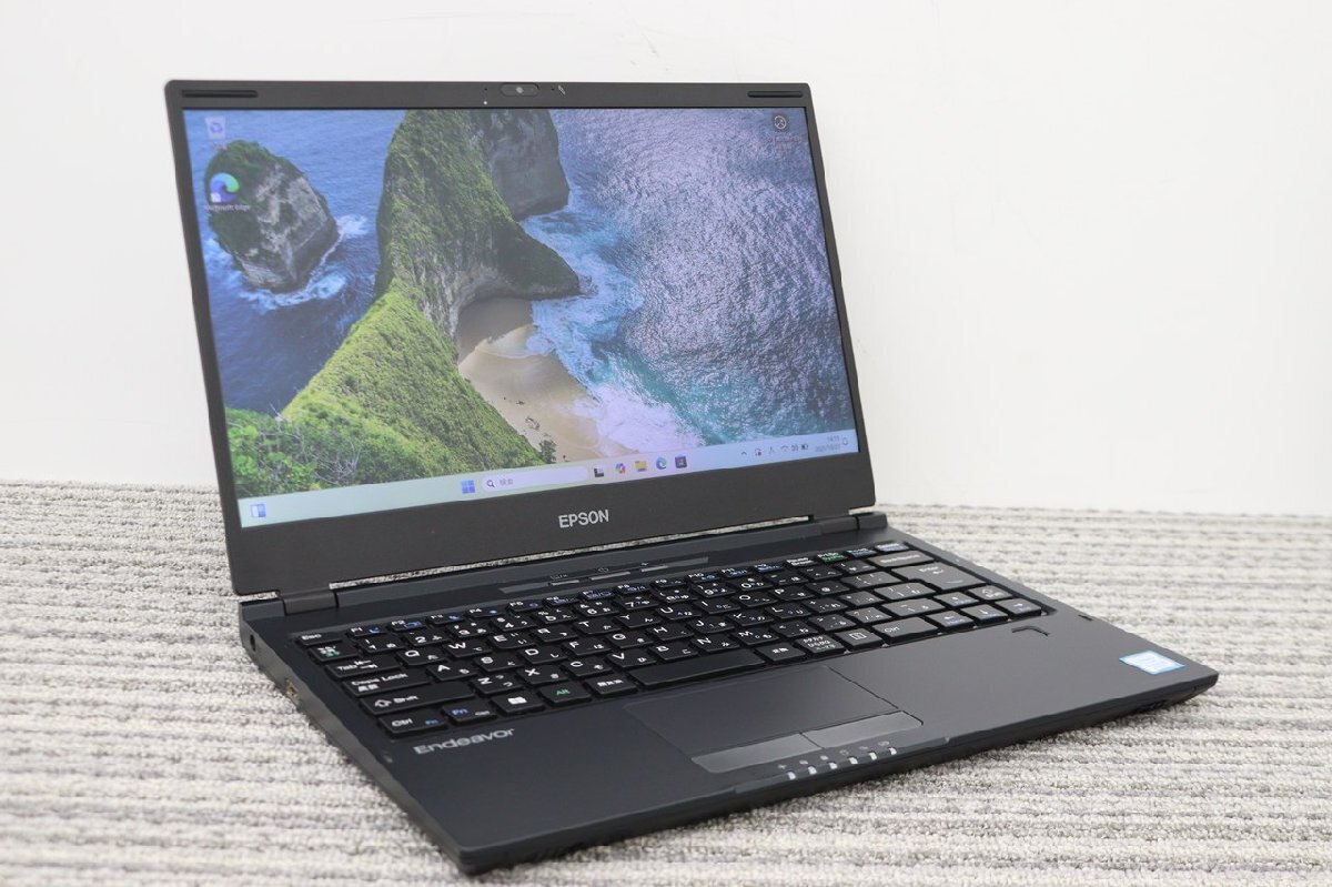 N【 i5第8世代 】EPSON / Endeavor NA520E /CPU:core i5-8265U@1.60GHz / メモリ:8GB / SSD:256GB / Windows11 Pro拍卖