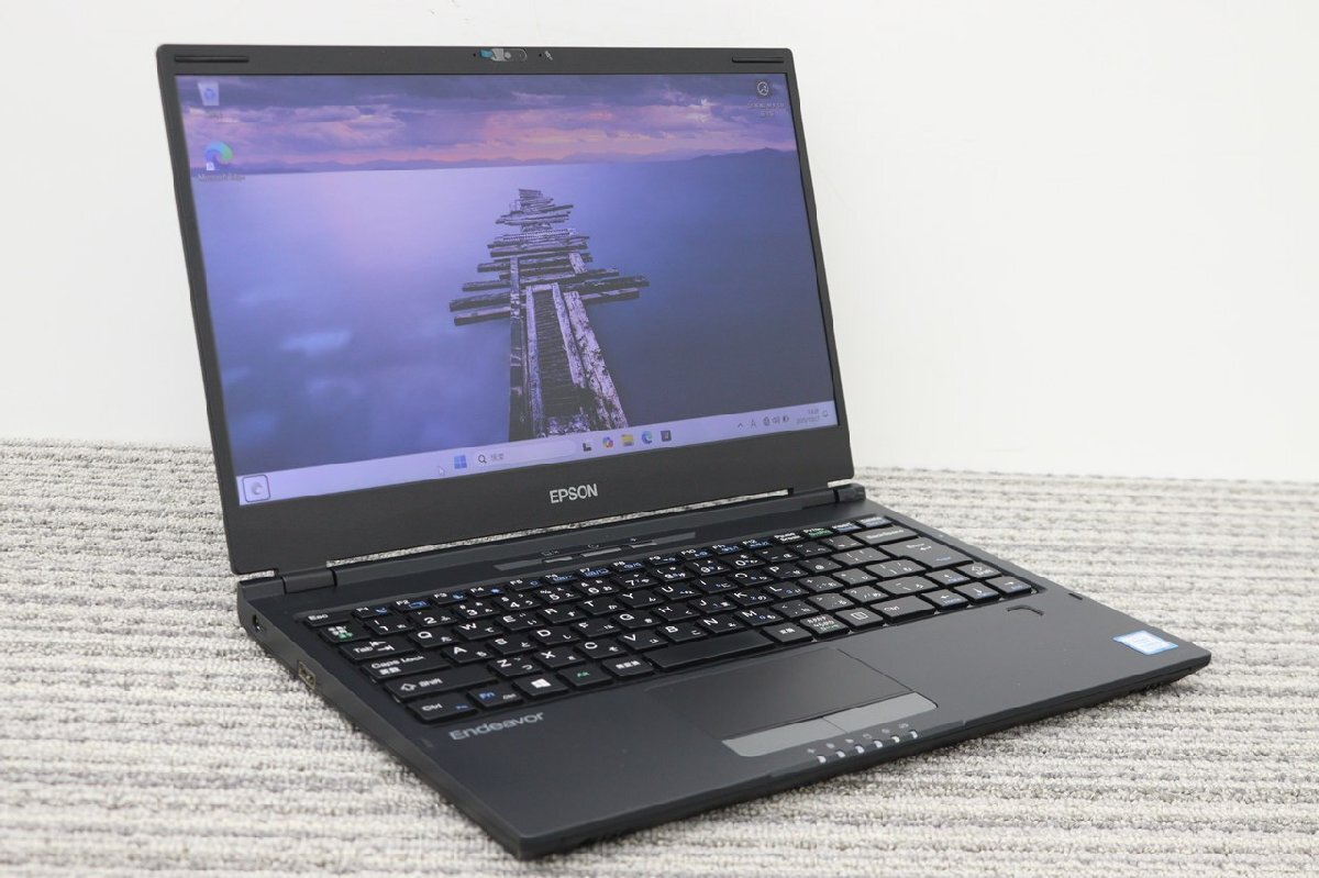 N【 i5第8世代 】EPSON / Endeavor NA520E /CPU:core i5-8265U@1.60GHz / メモリ:8GB / SSD:256GB / Windows11 Pro拍卖