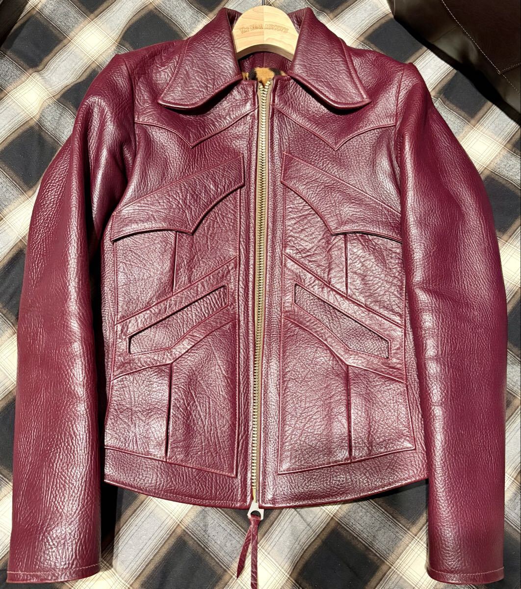 限定★ブートレガーズ★リトルウィング 34 フリーホイーラーズ リアルマッコイズ 本革 ライダース拍卖