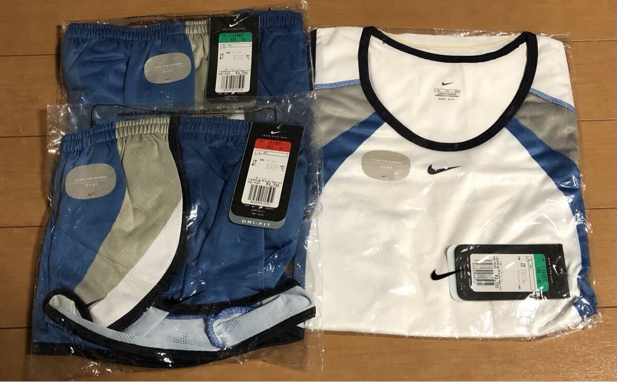 NIKE ナイキ 陸上競技 ユニフォーム ランニングウェア 上下セット XL Lサイズ 新品未使用品 DRI-FIT拍卖
