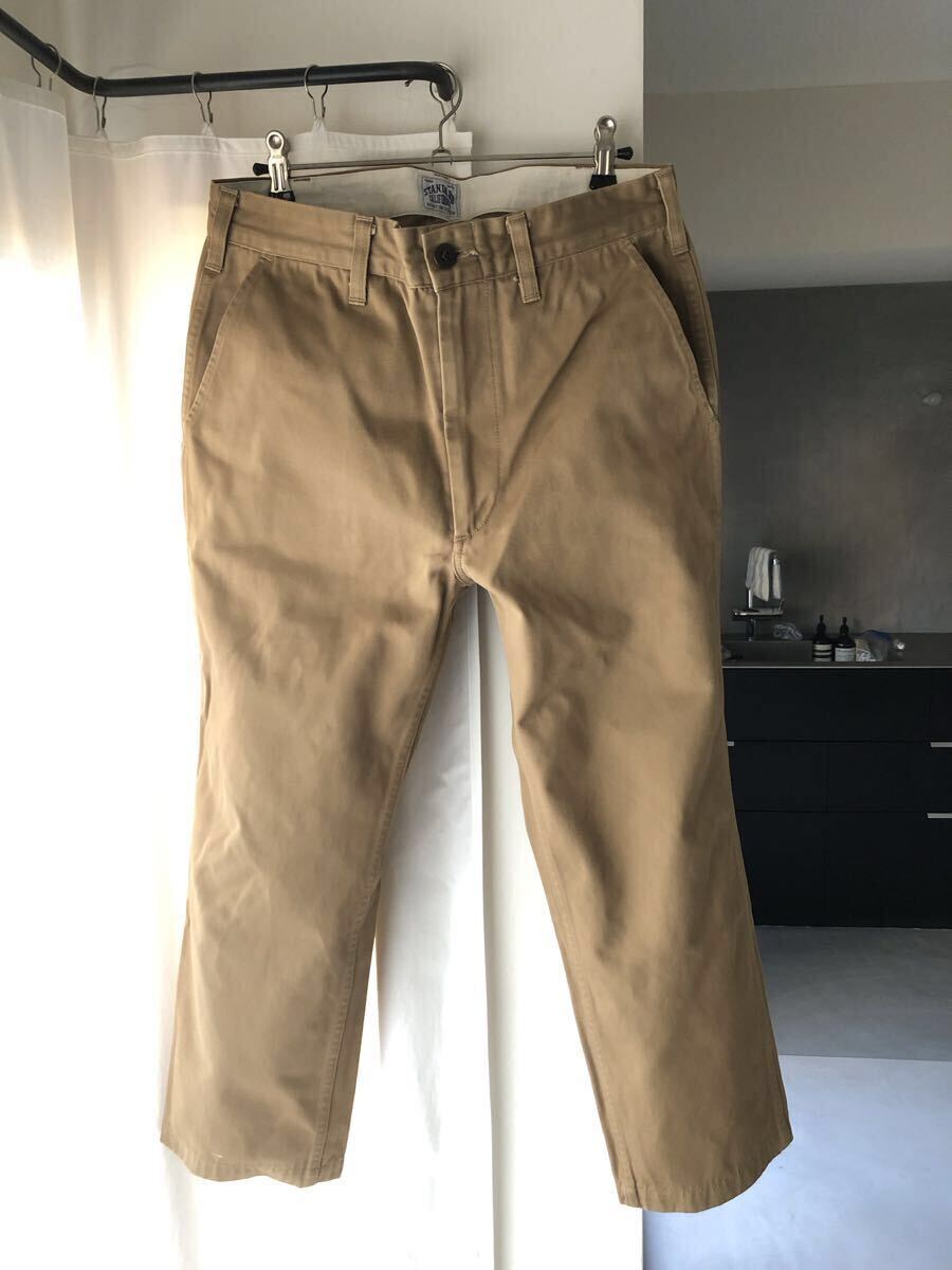 【1円スタート】 スタンダードカリフォルニア standard california テーパードチノ M 日本製 W32拍卖