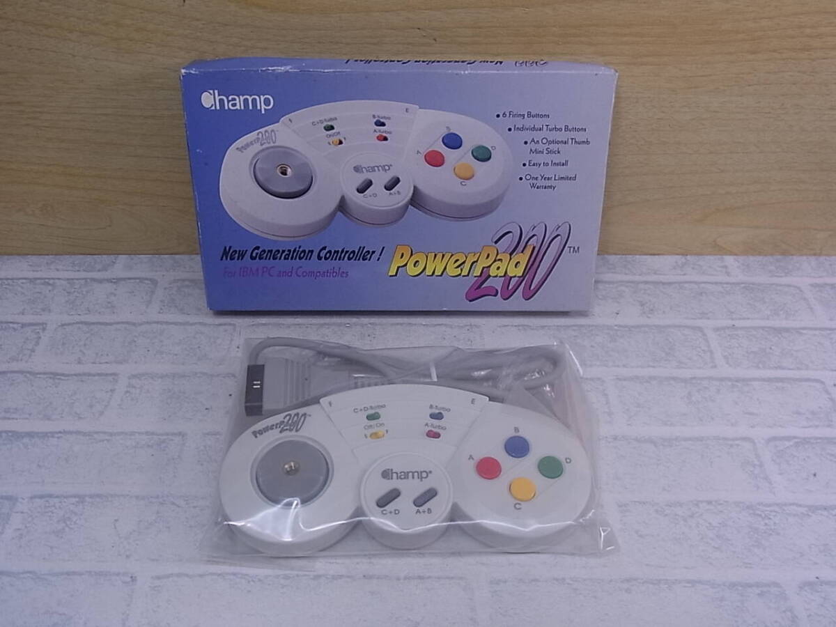 ◎M/792●【未使用品】チャンプ Champ☆パソコン用ゲームパッド☆PowerPad 200☆JS-306拍卖