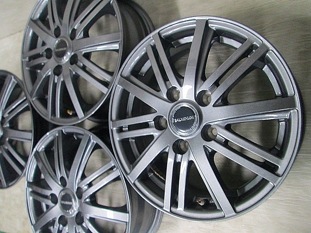ブリヂストン■BALMINUM■15インチ5穴-114.3■装着車種ヴィッツ シビック フィット ノート スイフト拍卖
