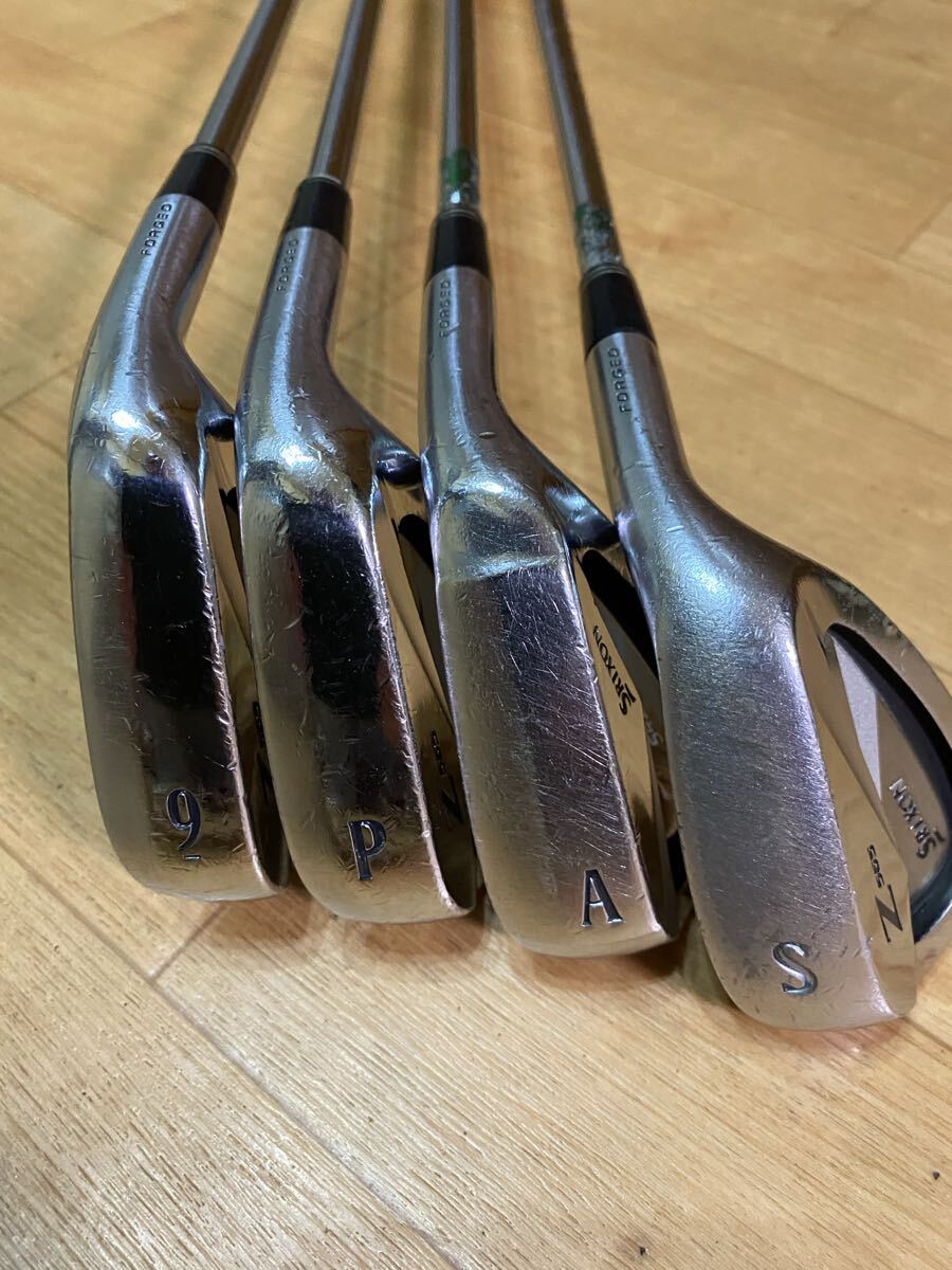 スリクソン アイアンZ565・Z545 4本 SW AW PW 9番拍卖
