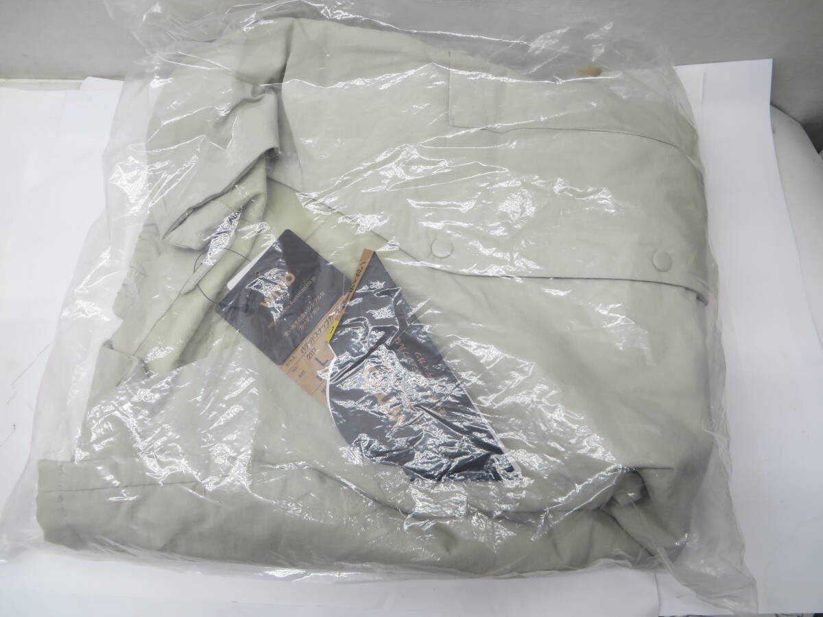 未使用 ワークマン パデッドスナップカーディガン 2117 グレー L拍卖