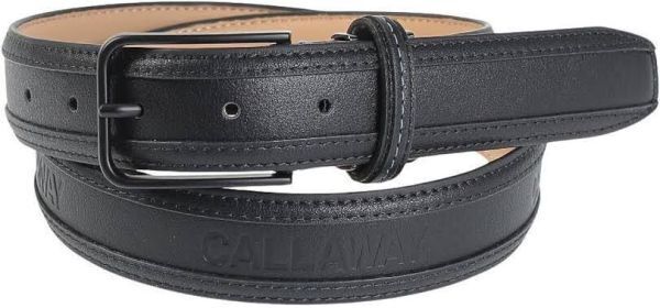 新品★キャロウェイ ゴルフ Callaway Golf エンボスロゴ ストレッチベルト/ブラック/フリーサイズ/長さ調整可能拍卖