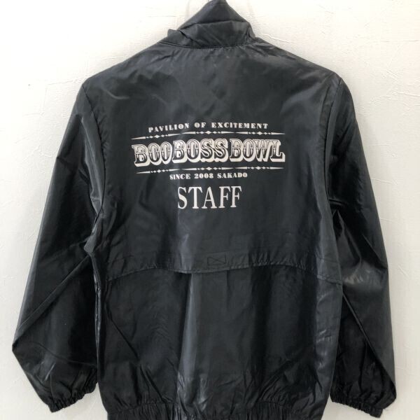 WY1156 実物 ブーボスボス スタッフ用 ブルゾン ワークウェア ブラック S拍卖