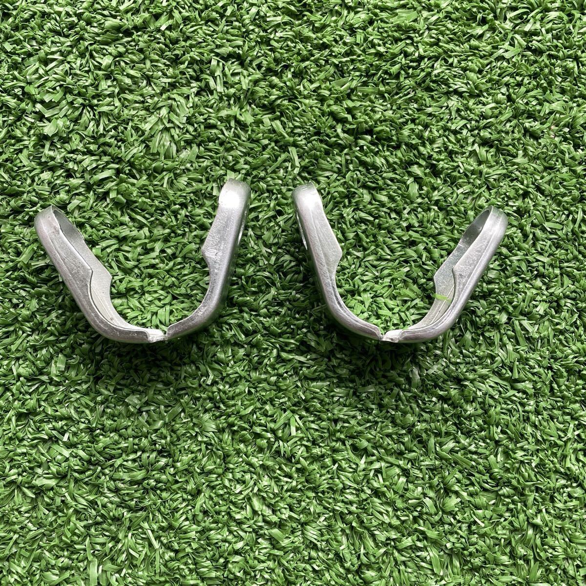 風防 クランプ アタッチメント リーゼント風防 新幹線風防 ショート タレ スクリーン 金具 ステー 未使用品 送料180円拍卖