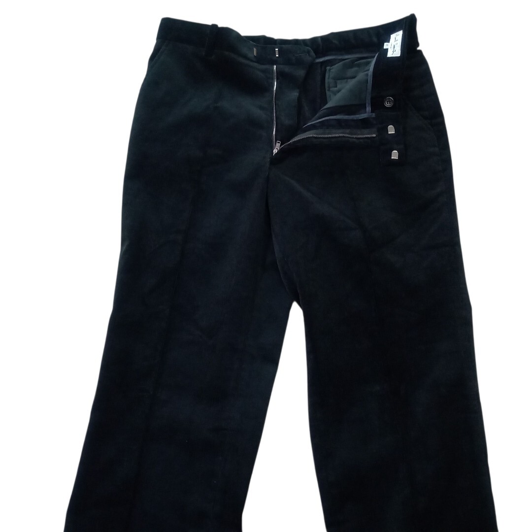 新品同様 Paul Smith LONDON ポールスミス ロンドン ストレッチ コーデュロイ パンツ XL 黒/ブラック ボトムス拍卖