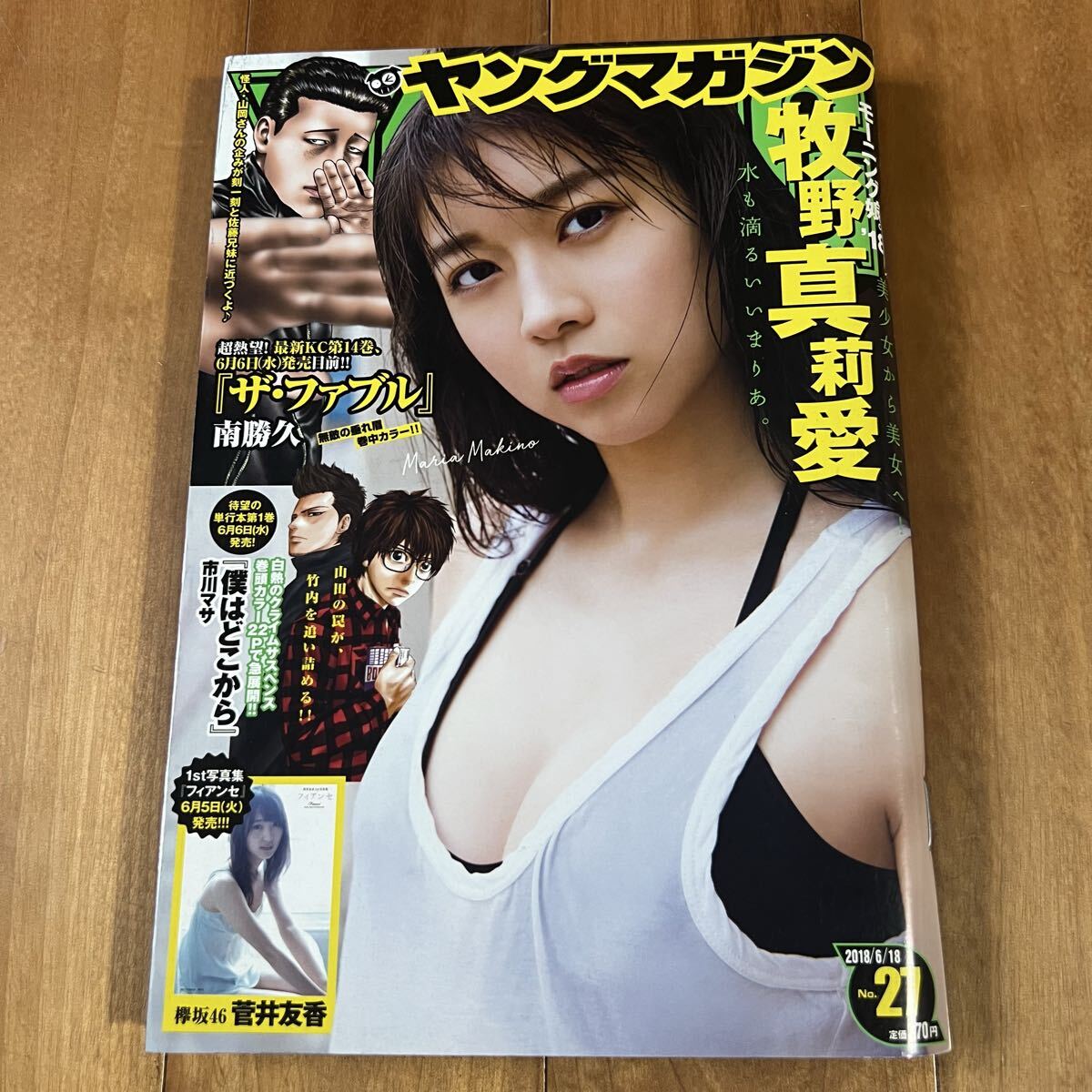 ヤングマガジン 2018年6月18日号 (牧野真莉愛. 菅井友香)拍卖