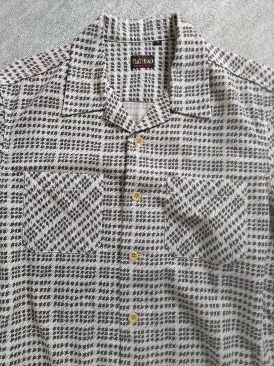 フラットヘッド FLAT HEAD オープンカラーカラーシャツ拍卖