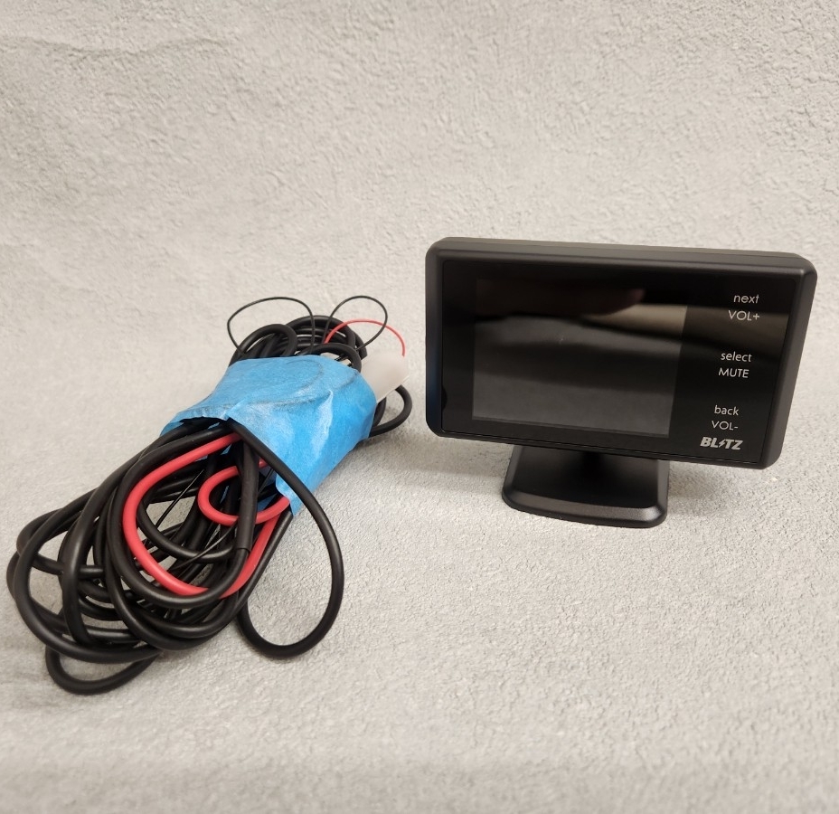 【美品】BLITZ TL245R GPSデータ2025年製 最新モデル 裏取り電源線付き レーザー レーダー探知機 拍卖