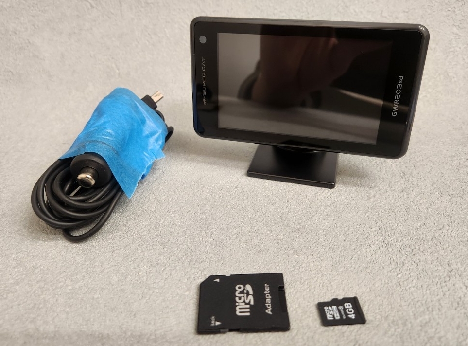 【良品】Yupiteru GWR203sd SDカード付 ユピテル SUPERCAT スーパーキャット レーダー探知機拍卖