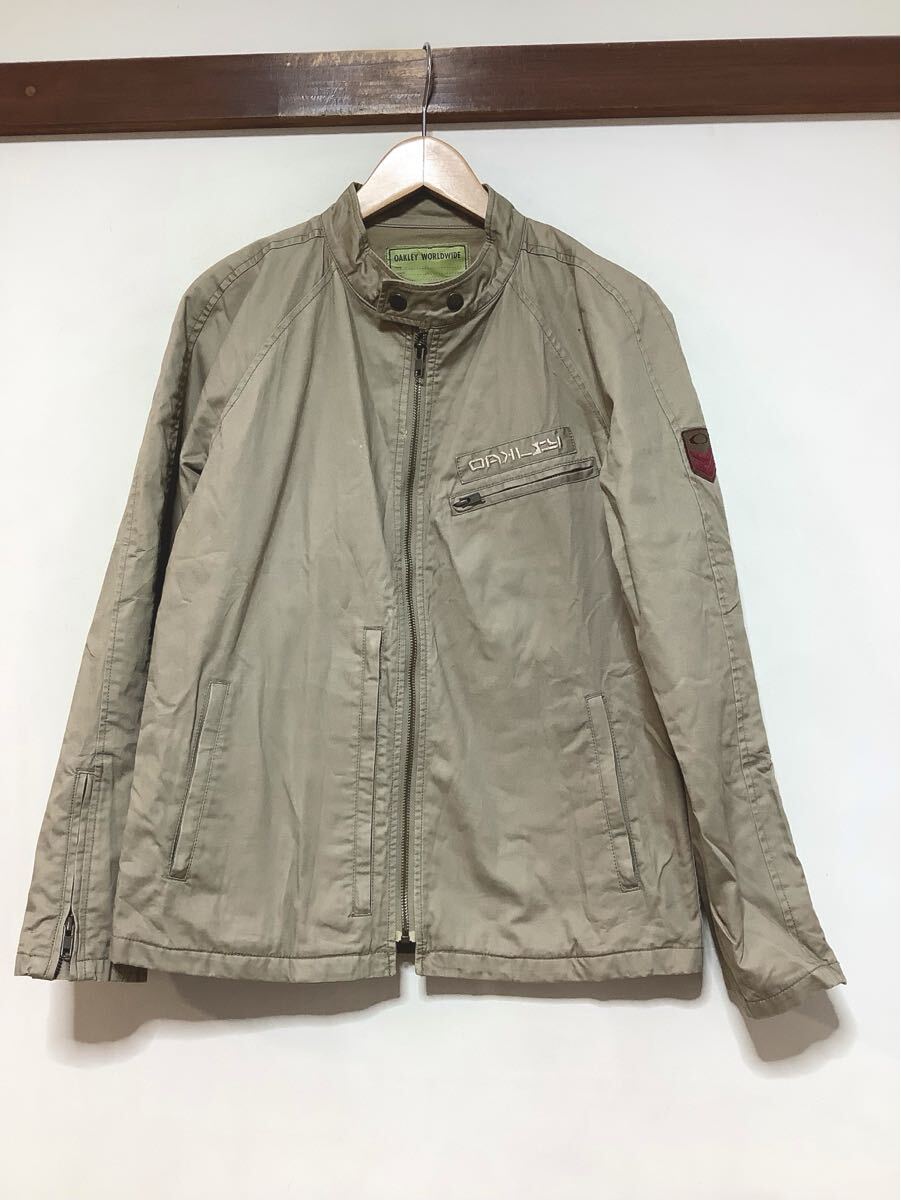 す1762 OAKLEY オークリー ワークジャケット M カーキ ベージュ拍卖