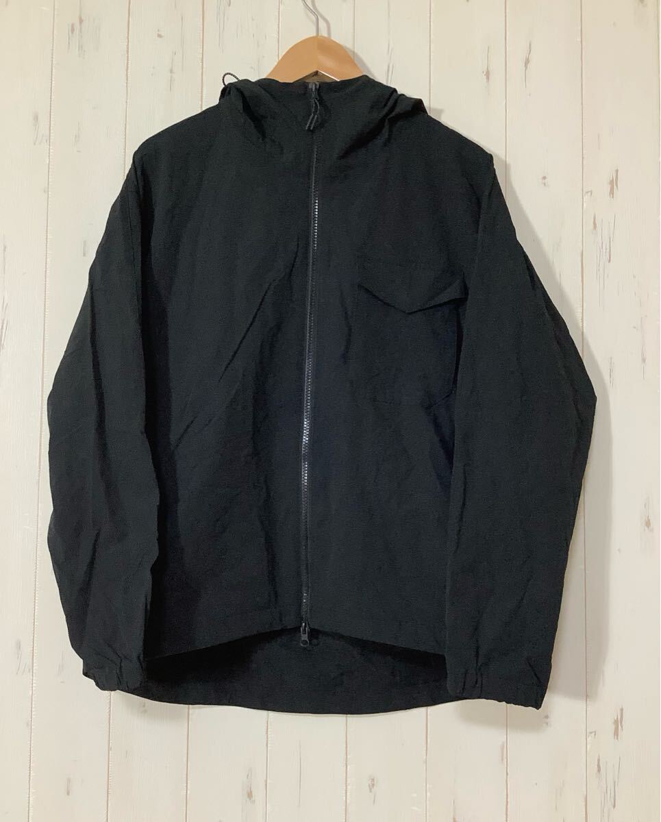 た1794 TIGORA ティゴラ ストレッチウーブンフードジャケット ナイロンジャケット S ブラック拍卖