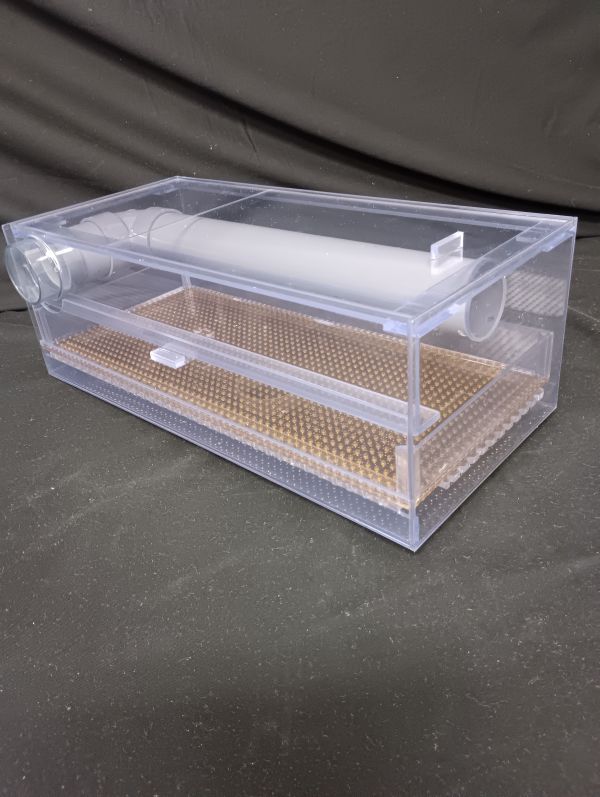 訳あり処分商品 限定1台 濾過槽水槽奥行45cm用にセットでき側面引き出し式ウールボックス 側面にVU40ソケット溶接仕様拍卖