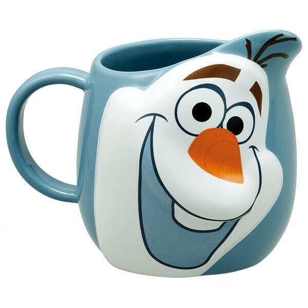 オラフ 陶器ダイカットマグカップ ディズニー キャラクター スケーター拍卖