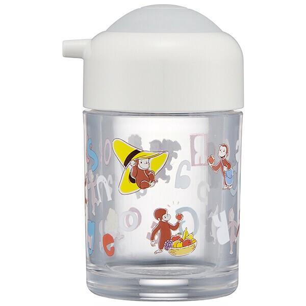 おさるのジョージ ワンプッシュしょう油差し 醤油差し ソース入れ アルファベット スケーター拍卖