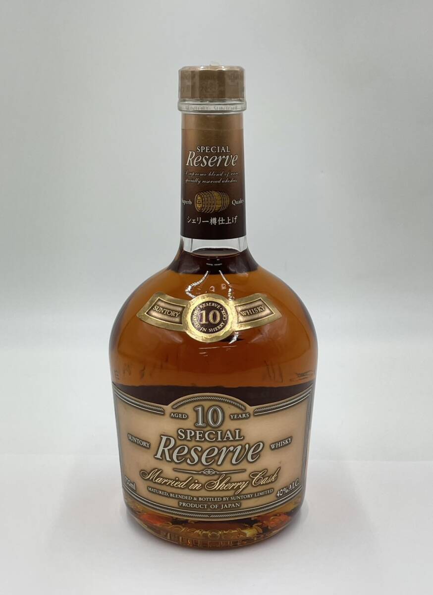 【未開栓】サントリー スペシャルリザーブ 10年 シェリー樽仕上げ 700ml 40% ウイスキー SUNTORY SPECIAL RESERVE whisky 酒拍卖