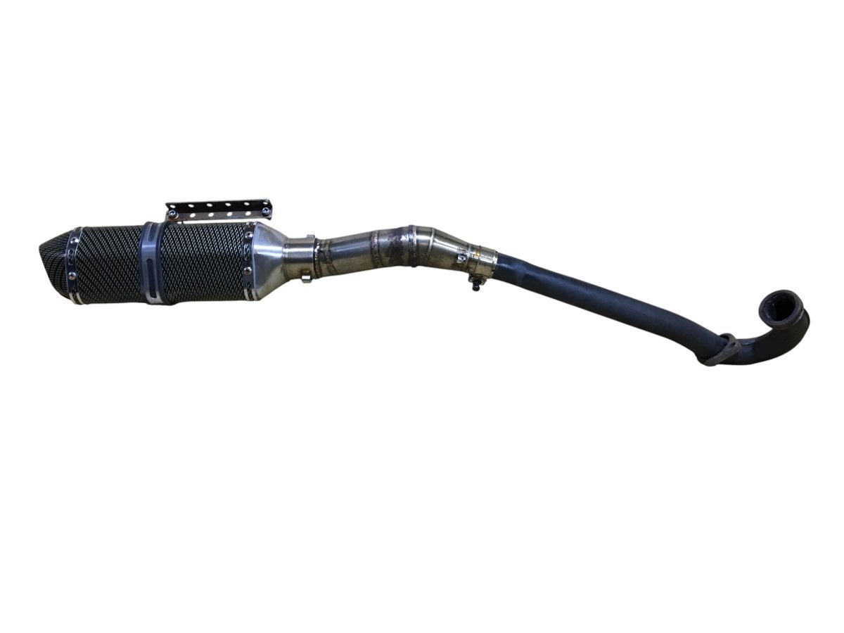 Kawasaki KL250R KLR250 KL250D マフラー 社外 サイレンサー エキパイ 希少品 交換 補修 カスタムにも(中古)2775-Z4392拍卖