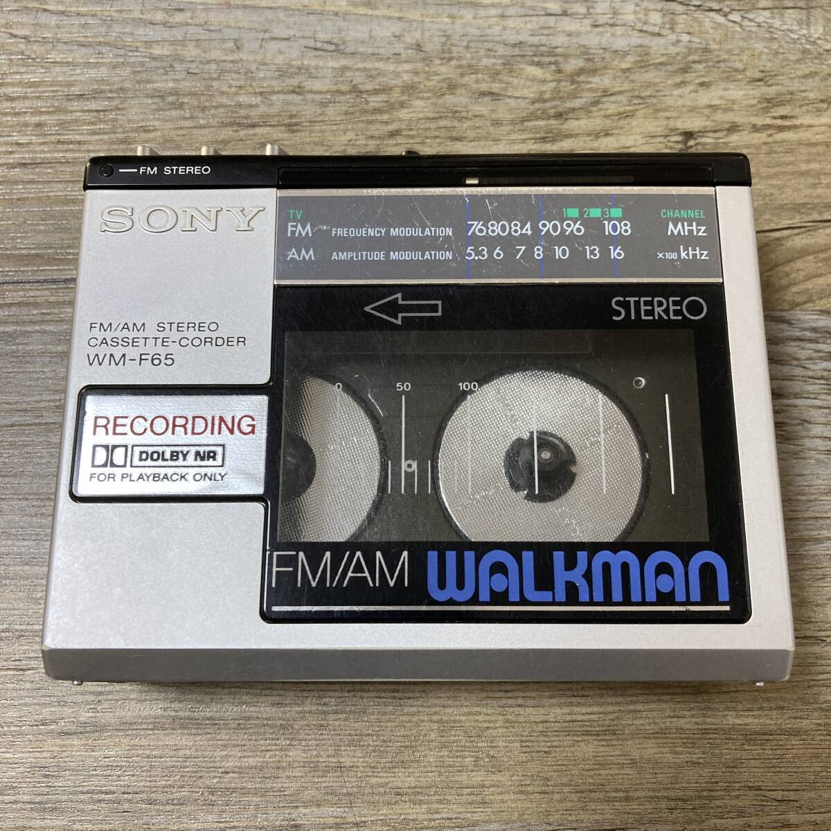 A-4■SONY ソニー WALKMAN ウォークマン WM-F65■通電確認OK■拍卖