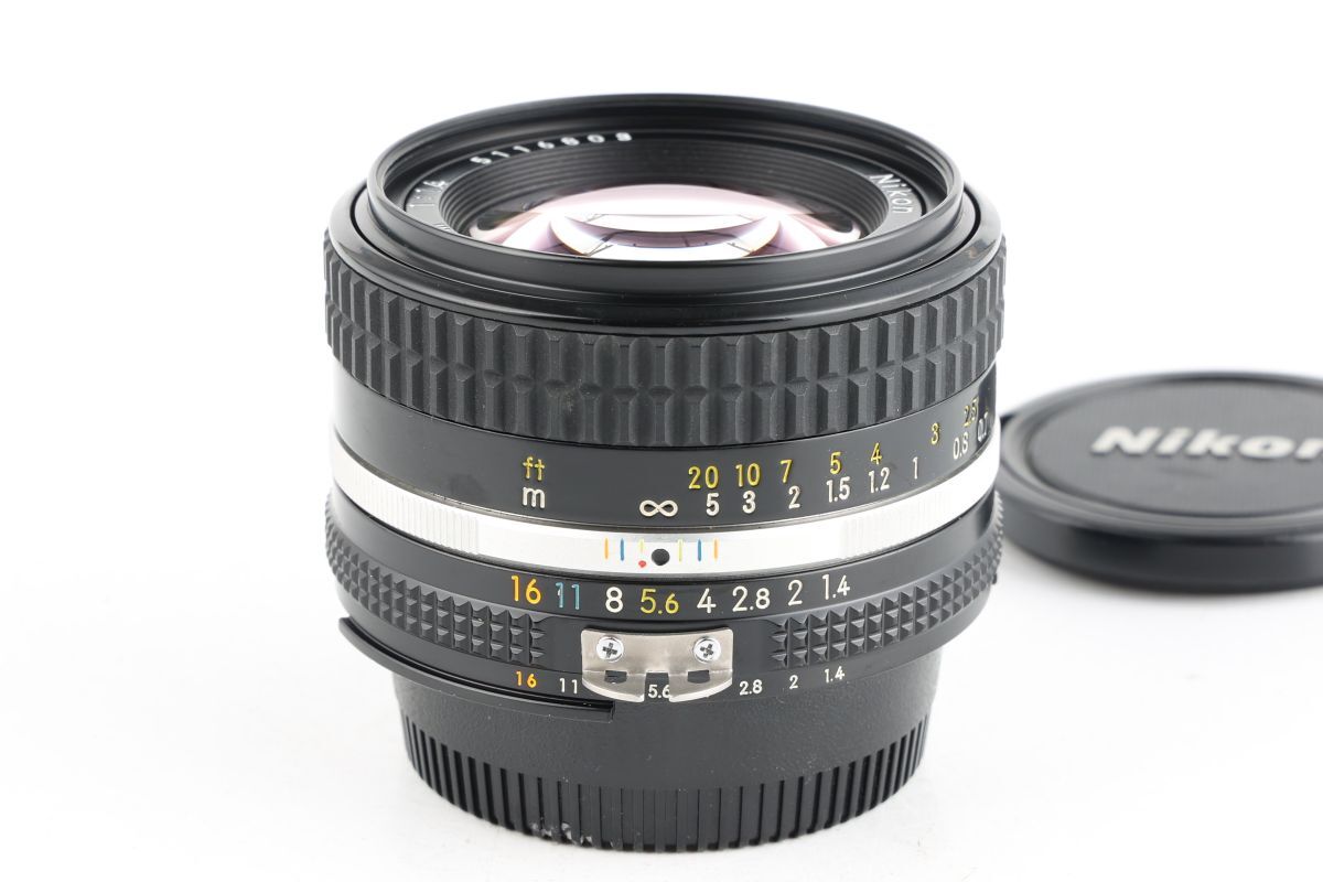 【かめらや】難有品 1331 Nikon Ai NIKKOR 50mm F1.4S Ai-S 単焦点 標準レンズ Fマウント拍卖