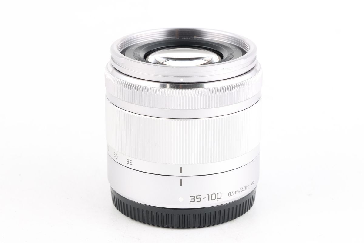 【かめらや】1329 Panasonic LUMIX G VARIO 35-100mm F4.0-5.6 ASPH. MEGA O.I.S H-FS35100 ズームレンズ マイクロフォーサーズマウント拍卖