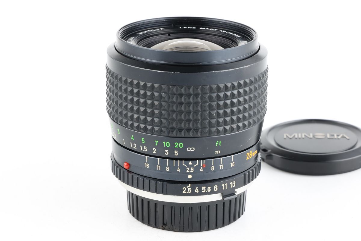 【かめらや】1273 MINOLTA W.ROKKOR-SI 28mm F2.5 単焦点 広角レンズ SRマウント拍卖