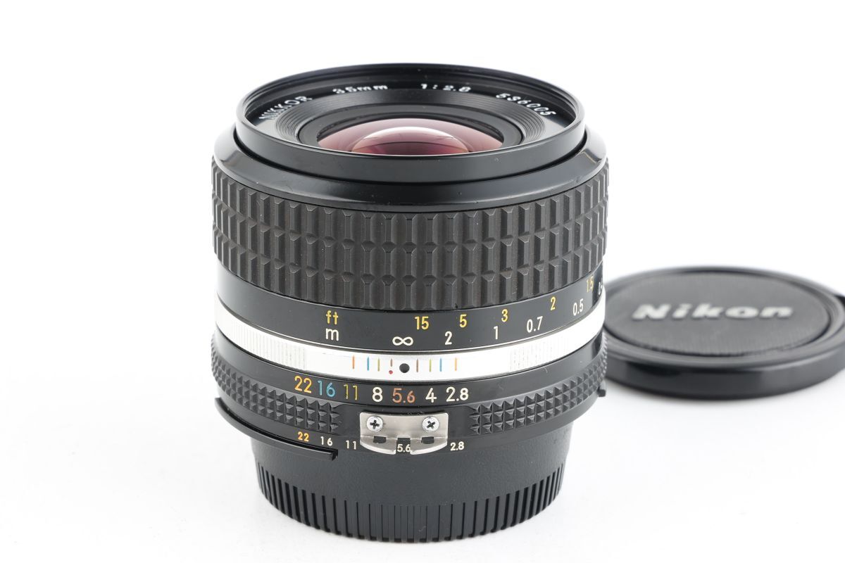 【かめらや】1376 Nikon Ai NIKKOR 35mm F2.8S Ai-S 単焦点 広角レンズ Fマウント拍卖