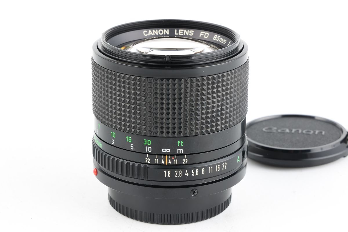 【かめらや】1373 Canon New FD 85mm F1.8 単焦点 中望遠レンズ FDマウント拍卖