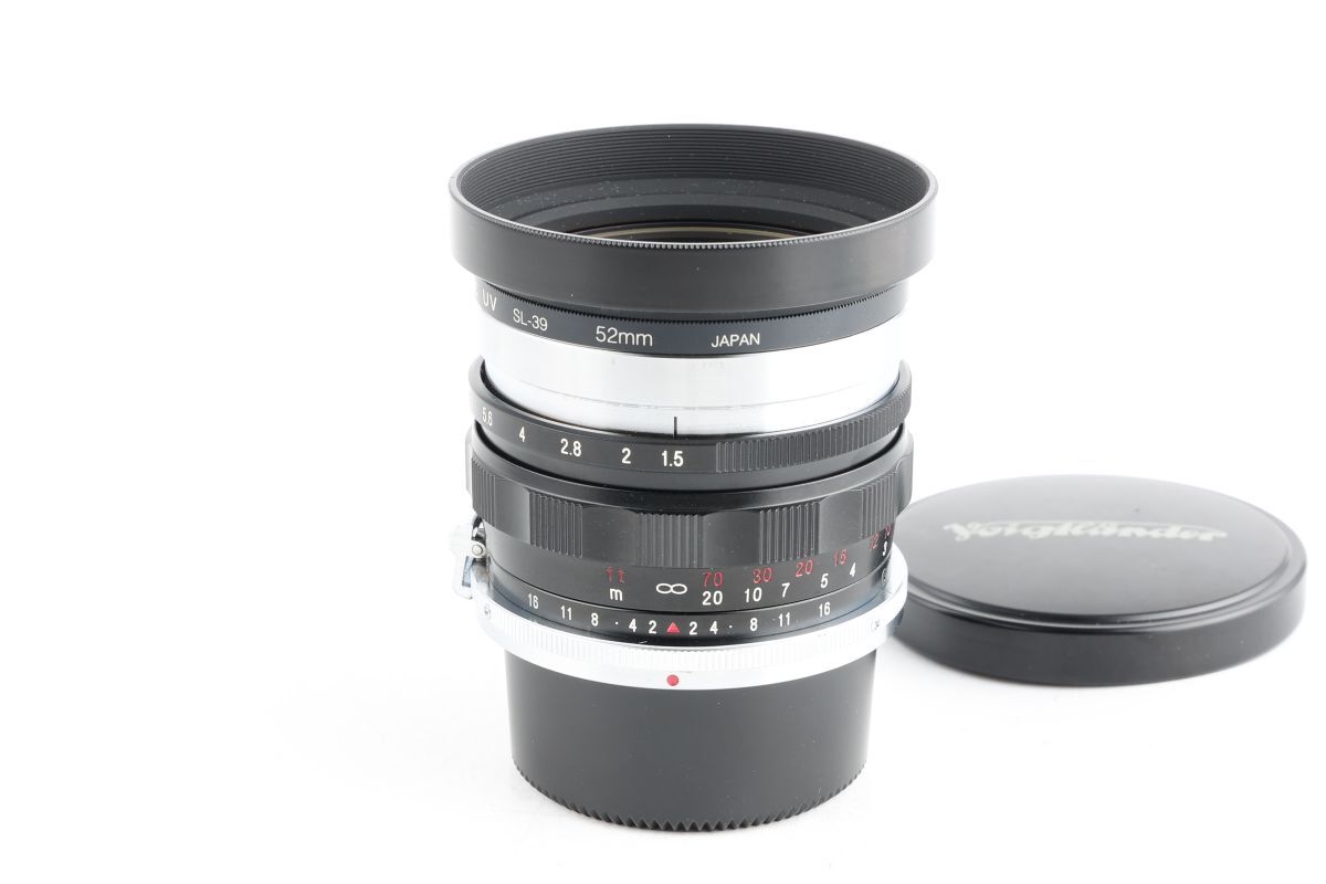 【かめらや】1453 Voigtlander フォクトレンダー S NOKTON 50mm F1.5 ASPHERICAL 単焦点レンズ Sマウント拍卖