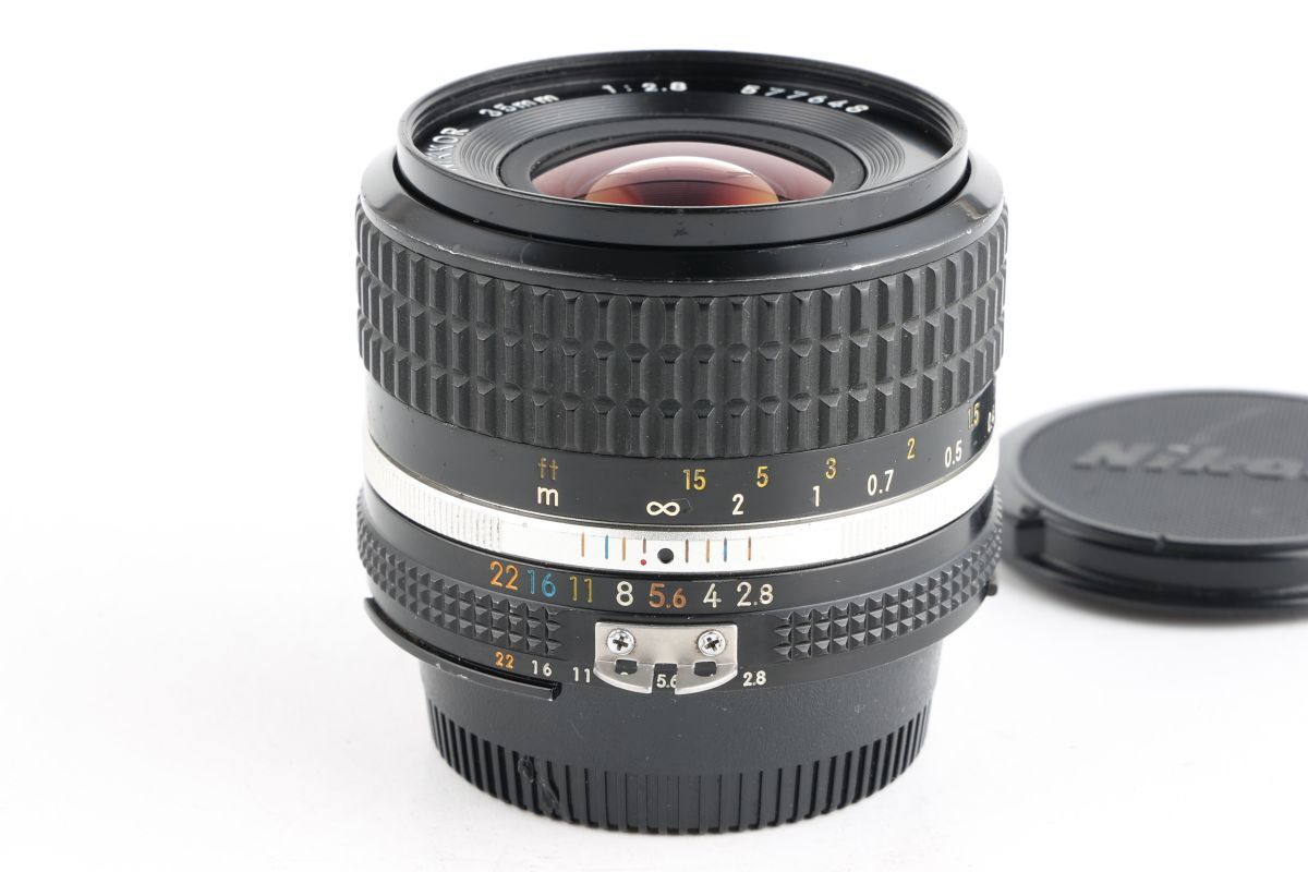 【かめらや】1433 Nikon Ai NIKKOR 35mm F2.8S Ai-S 単焦点 広角レンズ Fマウント拍卖