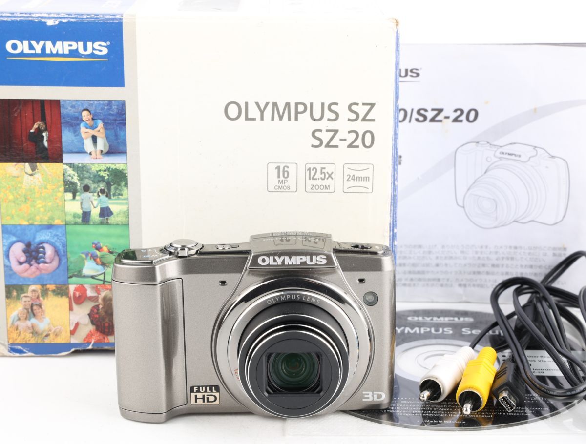 【かめらや】1299 OLYMPUS SZ-20 コンパクトデジタルカメラ拍卖