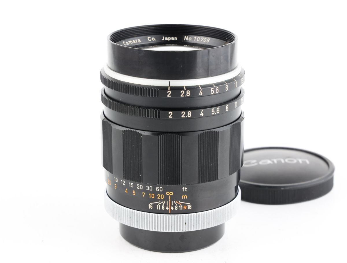 【かめらや】1408 Canon SUPER-CANOMATIC LENS R 100mm F2 単焦点 中望遠レンズ FDマウント拍卖