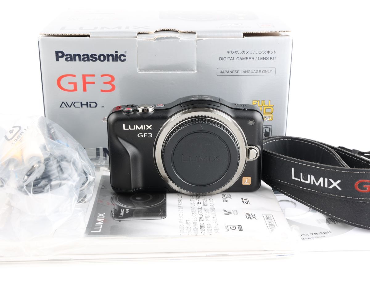 【かめらや】1462 Panasonic パナソニック LUMIX GF3 ボディ ミラーレス一眼拍卖