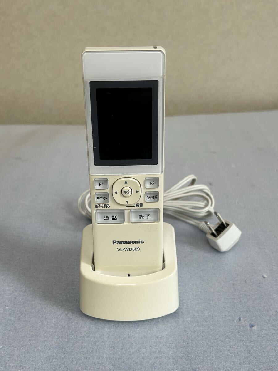 Panasonic パナソニック VL-WD609 ワイヤレスモニター子機 ドアホン 通電のみ確認済み 中古ジャンク拍卖