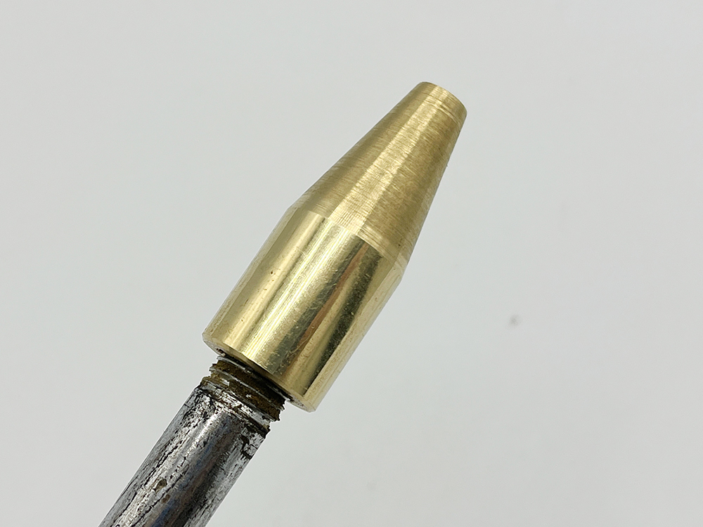 真鍮 旗棒 先端 Lサイズ/ 当時風 付け替え イノウエ リード 先っちょ拍卖