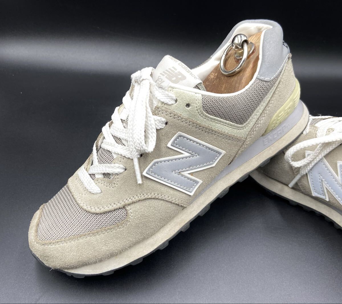 【ニューバランス/ML574VG/ENCAP/D】高級ローカットスニーカー!グレー/jp25.5cm/衝撃プライス!ヴィンテージ復刻クラシック!10/27拍卖