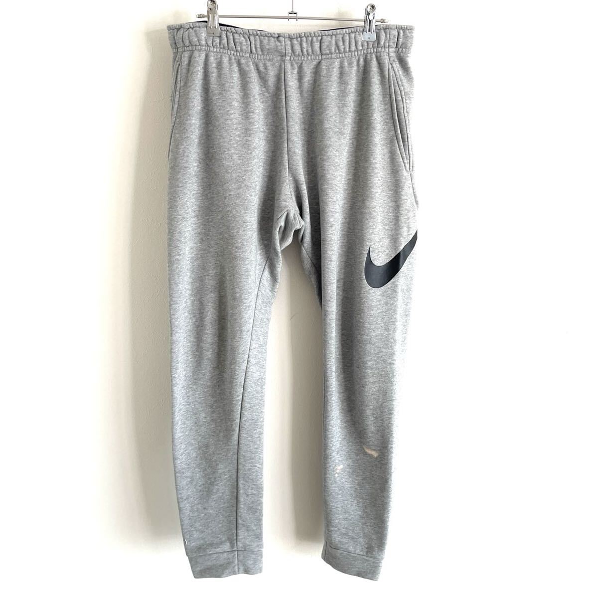 【NIKE/ナイキ】ビッグロゴ スウェットパンツ/ジョガーパンツ/グレー/L表記/衝撃プライス!様々なシーンで大活躍★1点限定販売!C50拍卖
