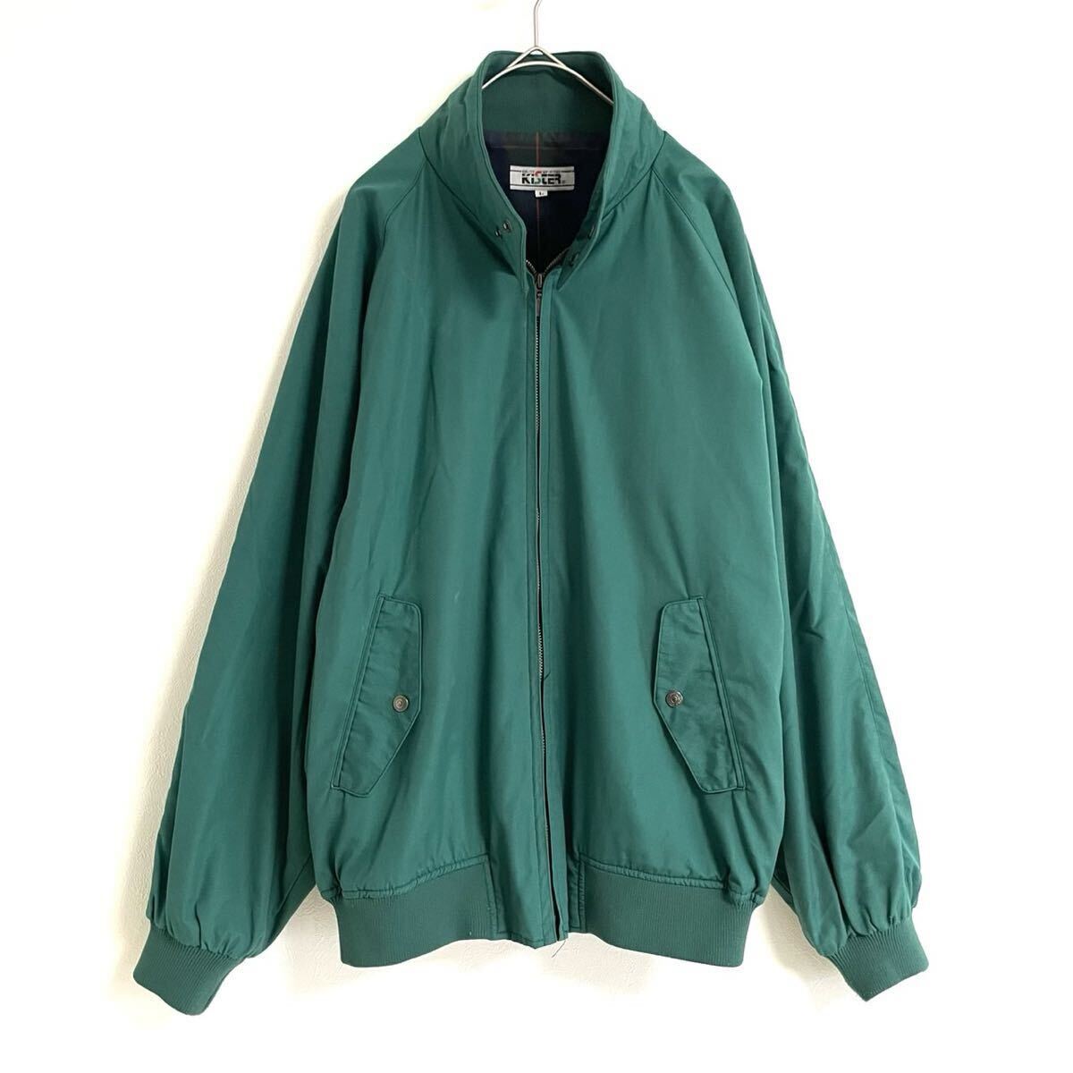 【KISTER/日本製】スイングトップ ジャケット/ブルゾン/L表記/グリーン/衝撃プライス!ヴィンテージフリーク待望★NC78拍卖
