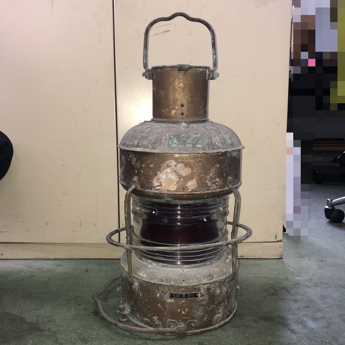 日本船燈株式会社 船舶ランプ 油用 航海灯 マリンランプ アンティークランプ ヴィンテージランプ ガス式 拍卖