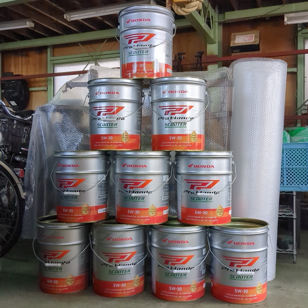 P-26 HONDA ホンダ 20L 空ペール缶 オイル缶 洗浄済み DIY 農業拍卖
