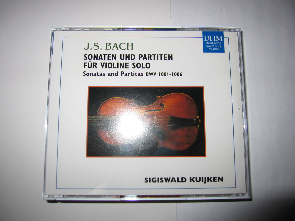 J.S.バッハ:無伴奏ヴァイオリン・ソナタ&パルティータ(全曲) シギスヴァルト・クイケン dhm拍卖