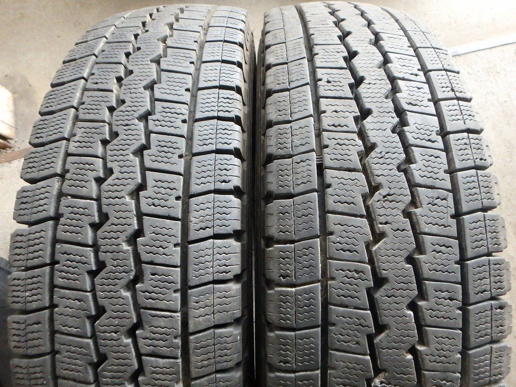 Y378 送料無料【185/85R16 111/109】ダンロップ LT03M スタッドレス 2本 2020年製 約6.5-7分山拍卖