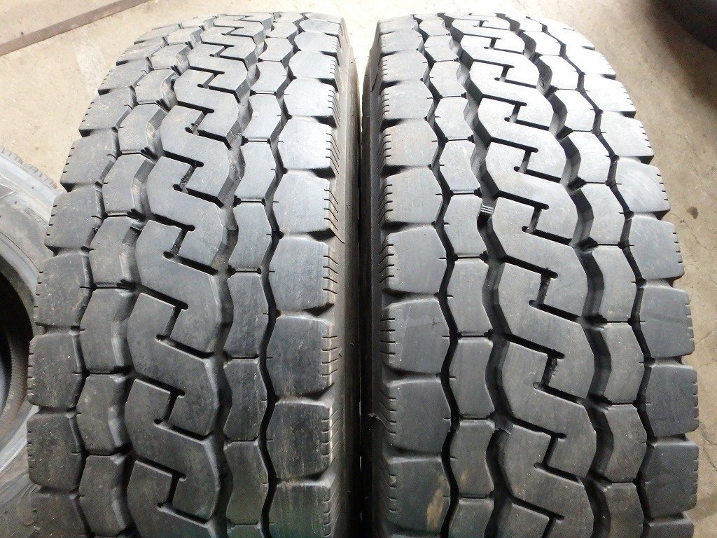 N624 送料無料【205/85R16 117/115】ブリヂストン M804 ミックスタイヤ 2本 2021年製 約7-7.5分山拍卖