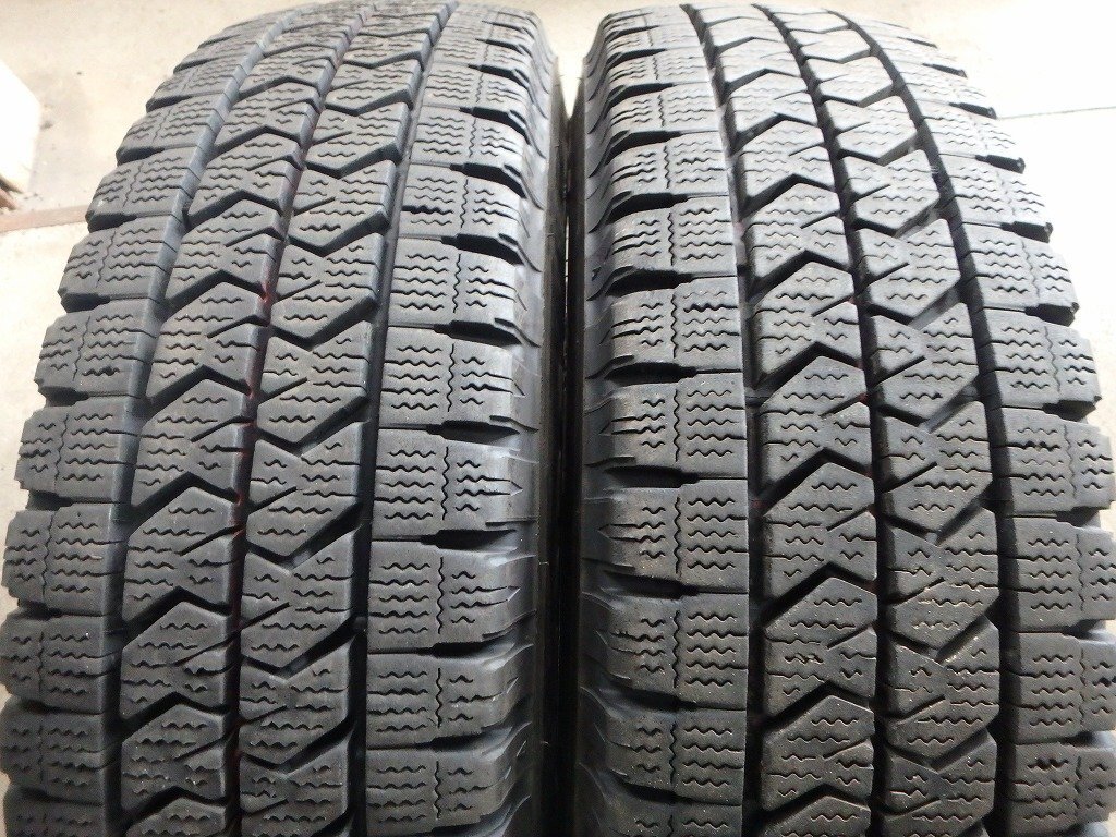 Y450 送料無料【175/75R15 103/101】ブリヂストン W989 スタッドレス 2本 2023年製 約7.5-8分山拍卖