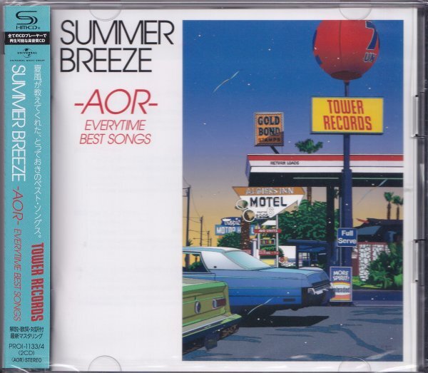即決11【SUMMER BREEZE -AOR- EVERYTIME BEST SONGS~2CD《高音質・SHM-CD!》AOR名盤!】未開封/新品拍卖